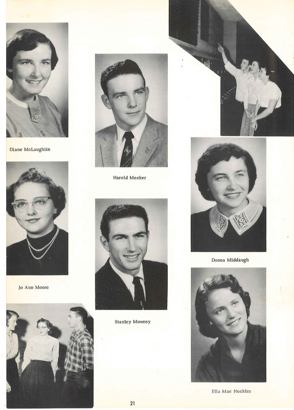 Big Walnut High School Yearbook. 1957: The Flame  (24)