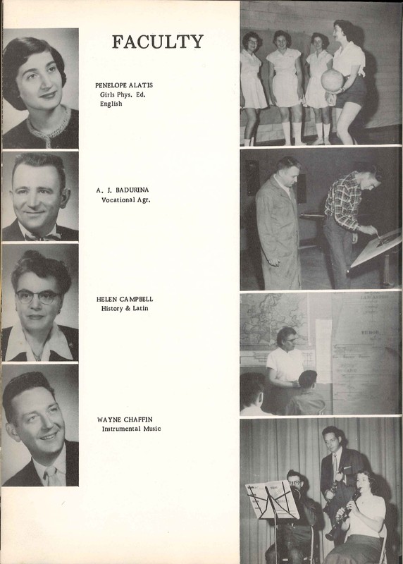 Big Walnut High School Yearbook. 1955: The Flame (p. 6)