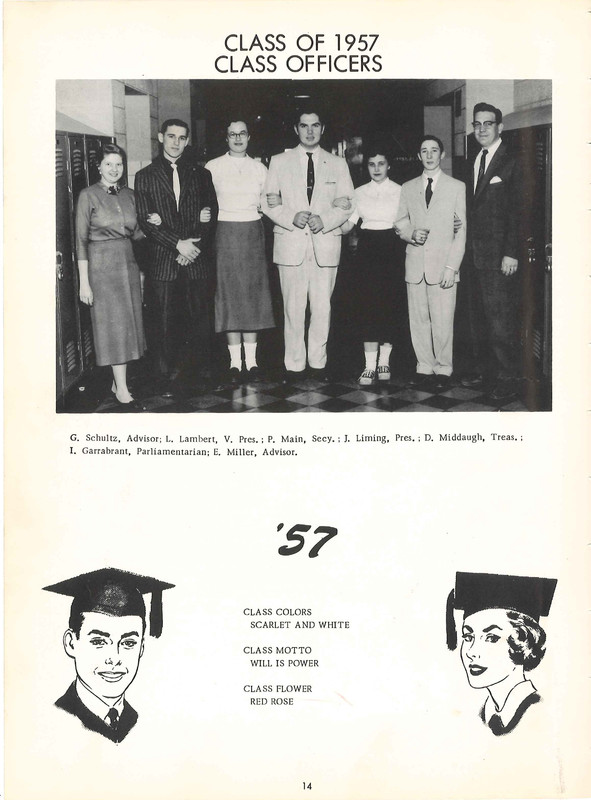 Big Walnut High School Yearbook. 1957: The Flame  (17)