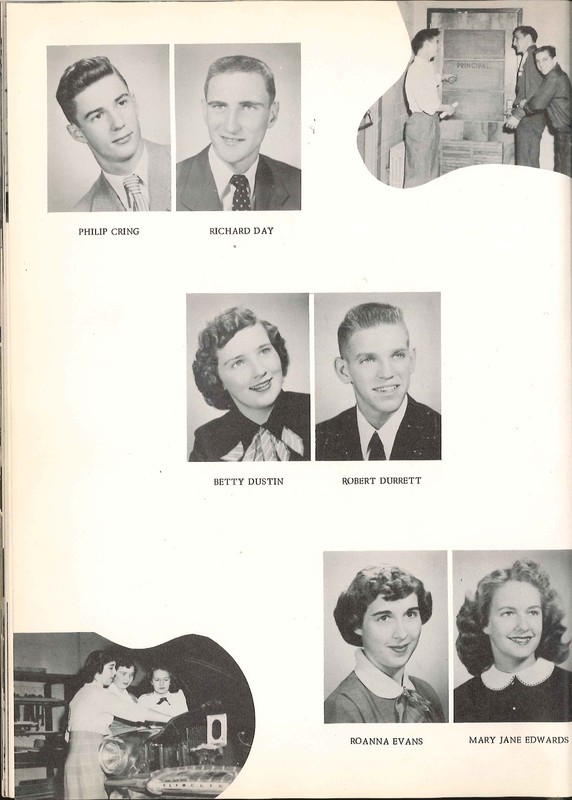 Big Walnut High School Yearbook. 1955: The Flame (p. 20)