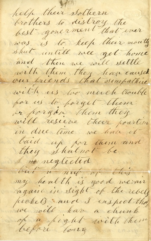 Mitchell Family Civil War Letters (p. 47)