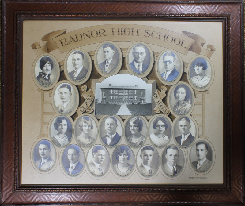 Radnor High School Senior Class Picture 1929