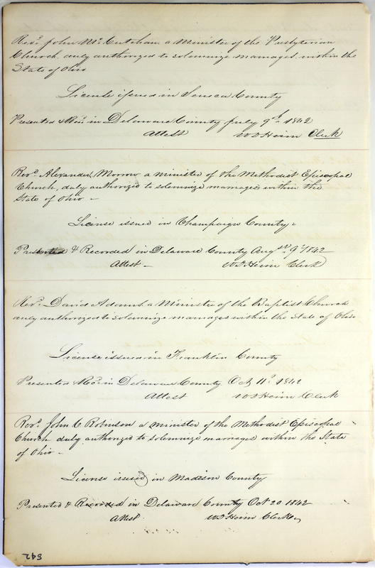 Marriage Records Vol.1 1835-1845 (p. 564)