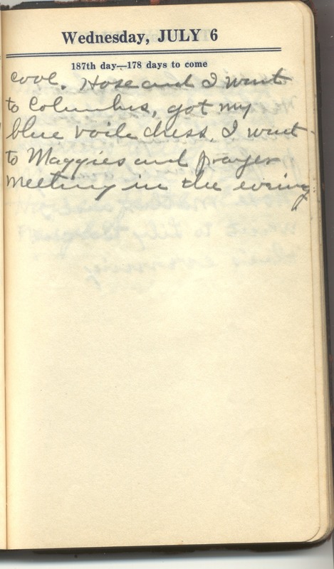 Roberta Hopkins' Diary 1927 (p. 193)