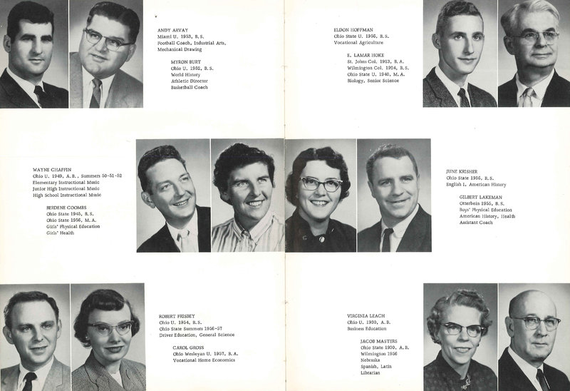 Big Walnut High School Yearbook. 1960: The Flame (p. 8)