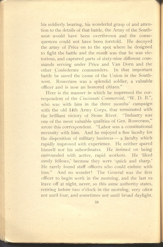 Major-General William Stark Rosecrans (p. 62)