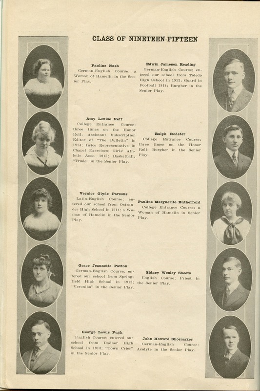 Delaware High School Bulletin 1915 (p. 40)