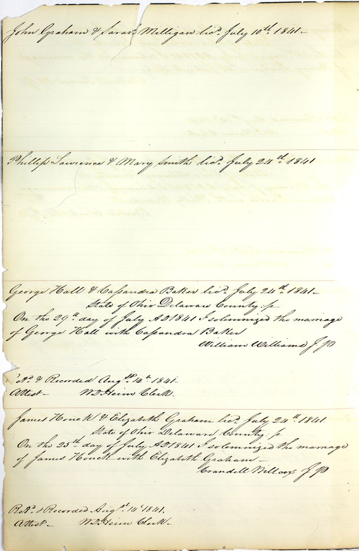 Marriage Records Vol.1 1835-1845 (p. 292)