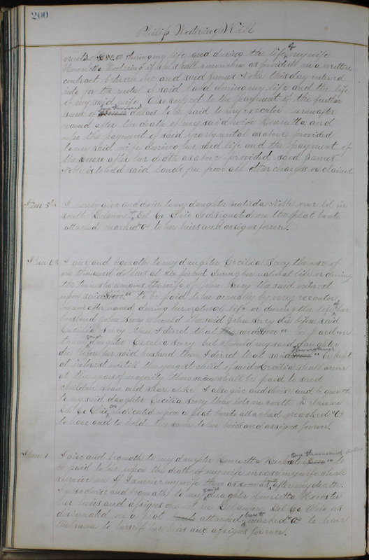 Delaware County Ohio Will Records Vol. 6 1876-1883 (p. 257)