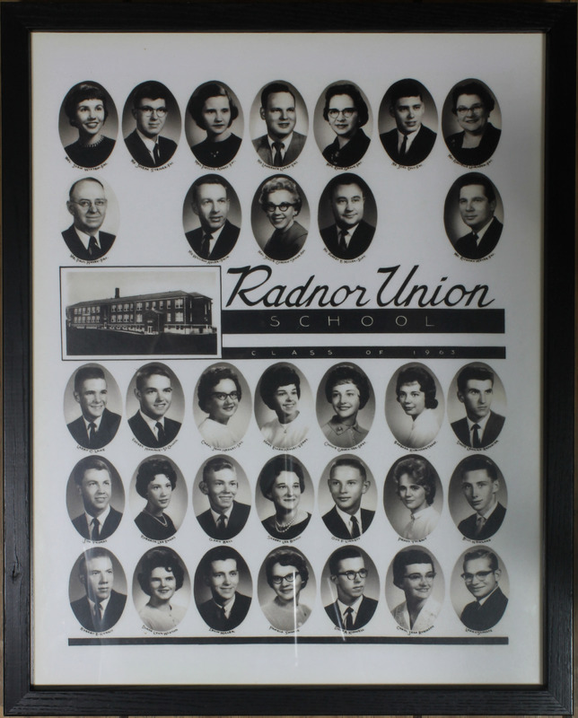 Radnor High School Senior Class Picture 1963