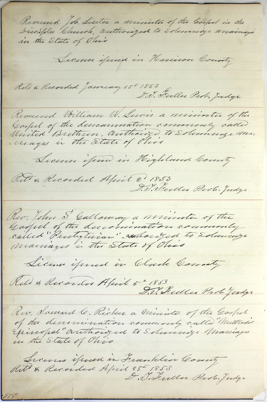 Marriage Records Vol.1 1835-1845 (p. 530)