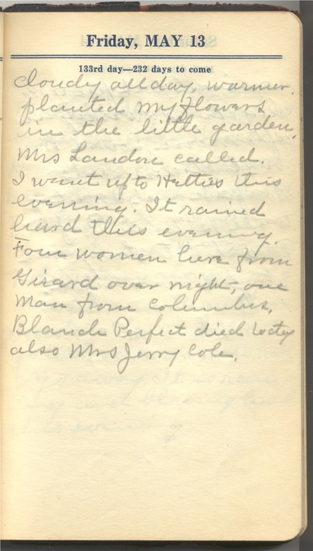 Roberta Hopkins' Diary 1927 (p. 139)