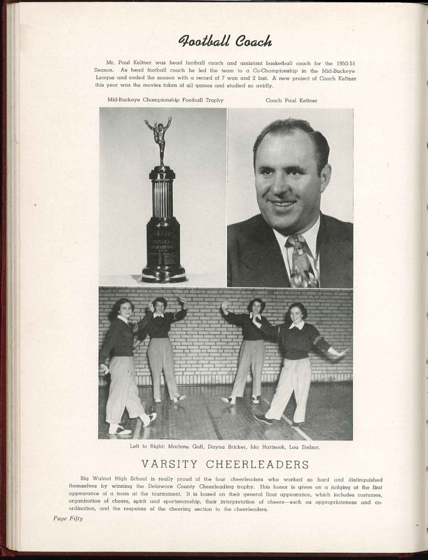 Big Walnut High School Yearbook. 1951: The Flame (55)