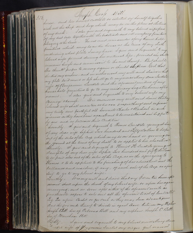 Delaware County Ohio Will Records Vol. 2 1835-1850 (p. 399)