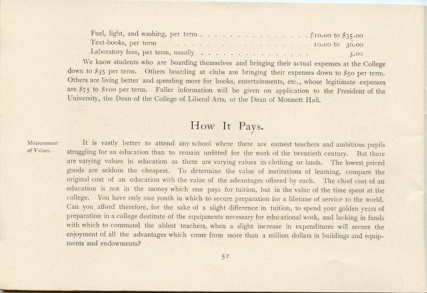 Bulletin of Ohio Wesleyan University (p. 54)