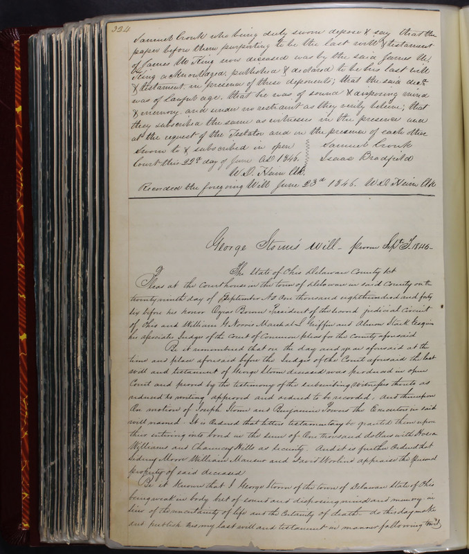 Delaware County Ohio Will Records Vol. 2 1835-1850 (p. 369)