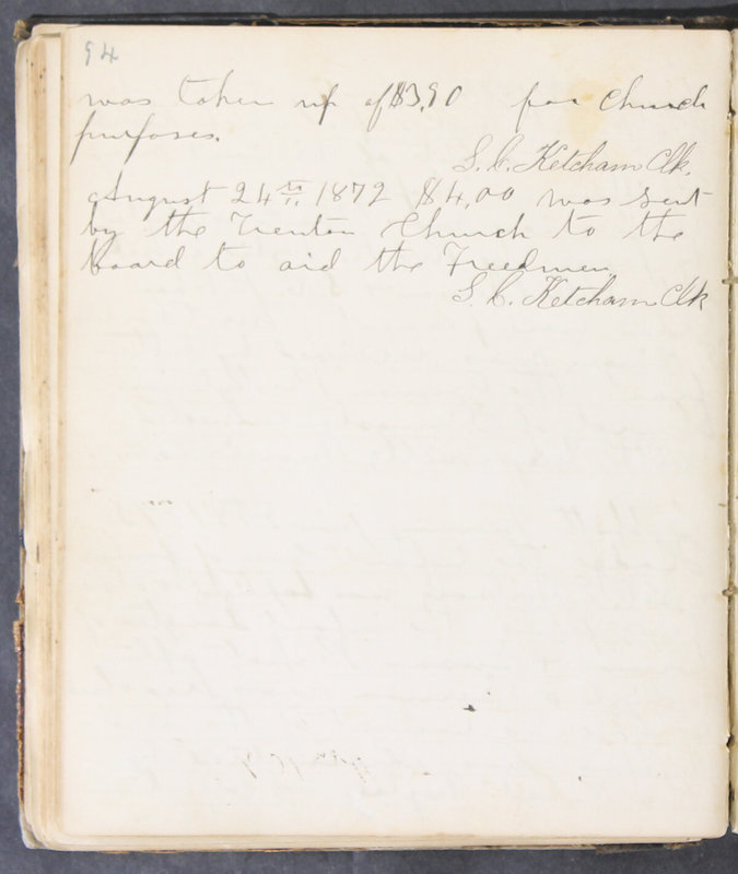 Sessional Records of the 1st Presbyterian Church of Trenton, Delaware Co., Ohio, 1831 (p. 100)