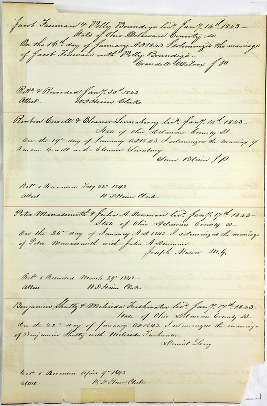 Marriage Records Vol.1 1835-1845 (p. 373)