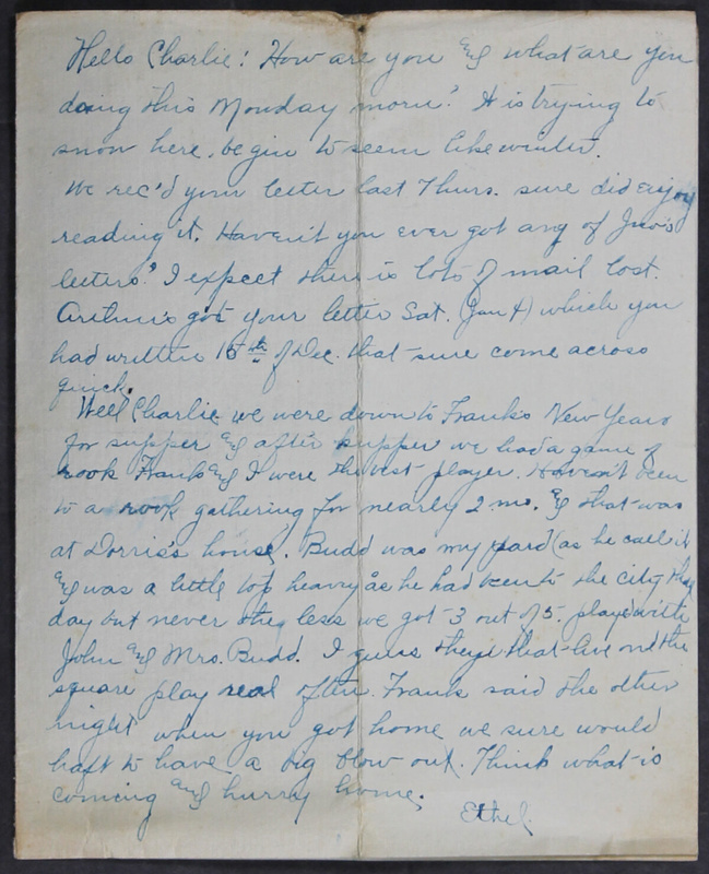 Charlie C. Bricker World War I Letters (p. 103)