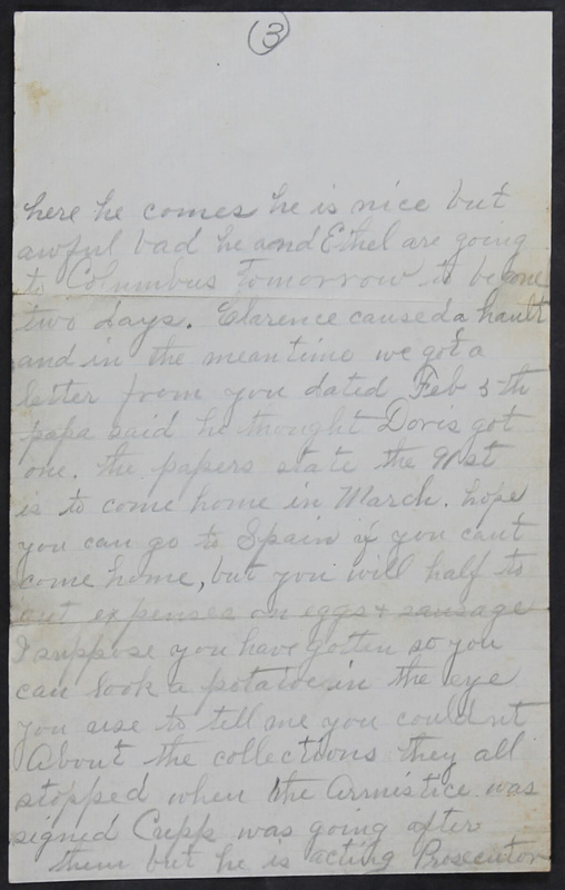 Charlie C. Bricker World War I Letters (p. 123)