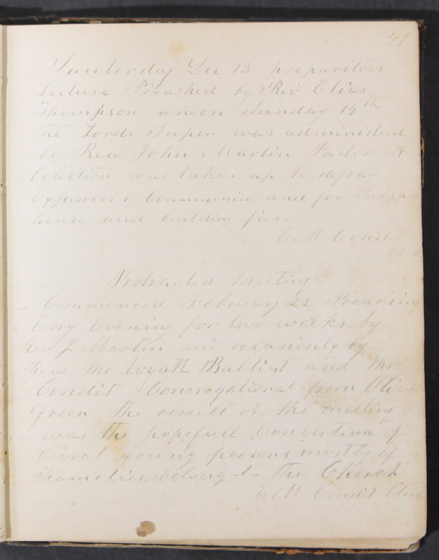 Sessional Records of the 1st Presbyterian Church of Trenton, Delaware Co., Ohio, 1831 (p. 47)