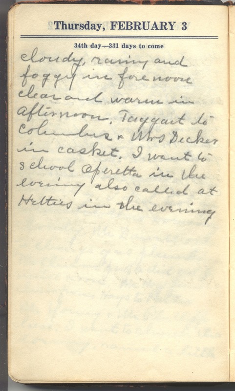 Roberta Hopkins' Diary 1927 (p. 40)