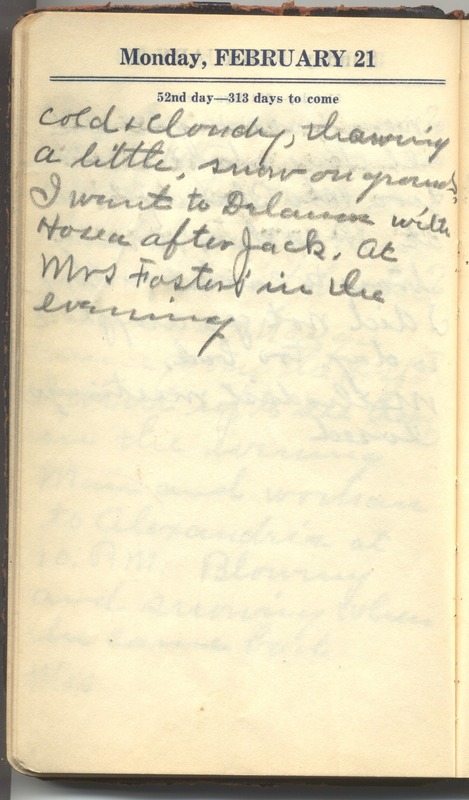 Roberta Hopkins' Diary 1927 (p. 58)