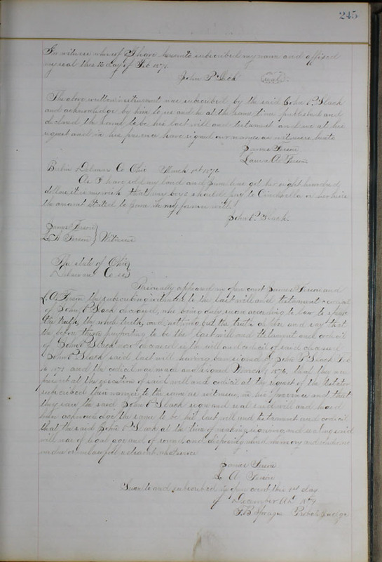 Delaware County Ohio Will Records Vol. 6 1876-1883 (p. 302)