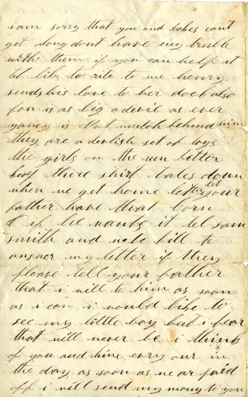 Mitchell Family Civil War Letters (p. 7)