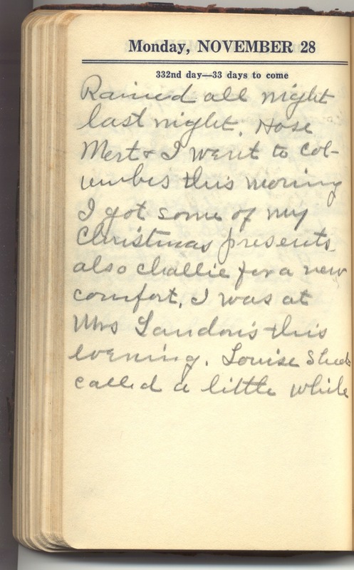 Roberta Hopkins' Diary 1927 (p. 338)