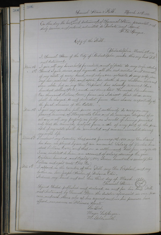 Delaware County Ohio Will Records Vol. 6 1876-1883 (p. 361)