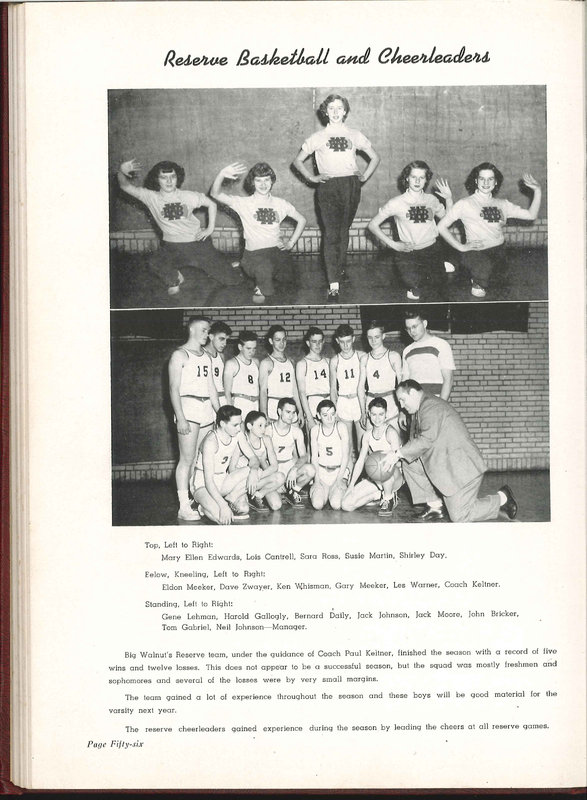 Big Walnut High School Yearbook. 1951: The Flame (61)