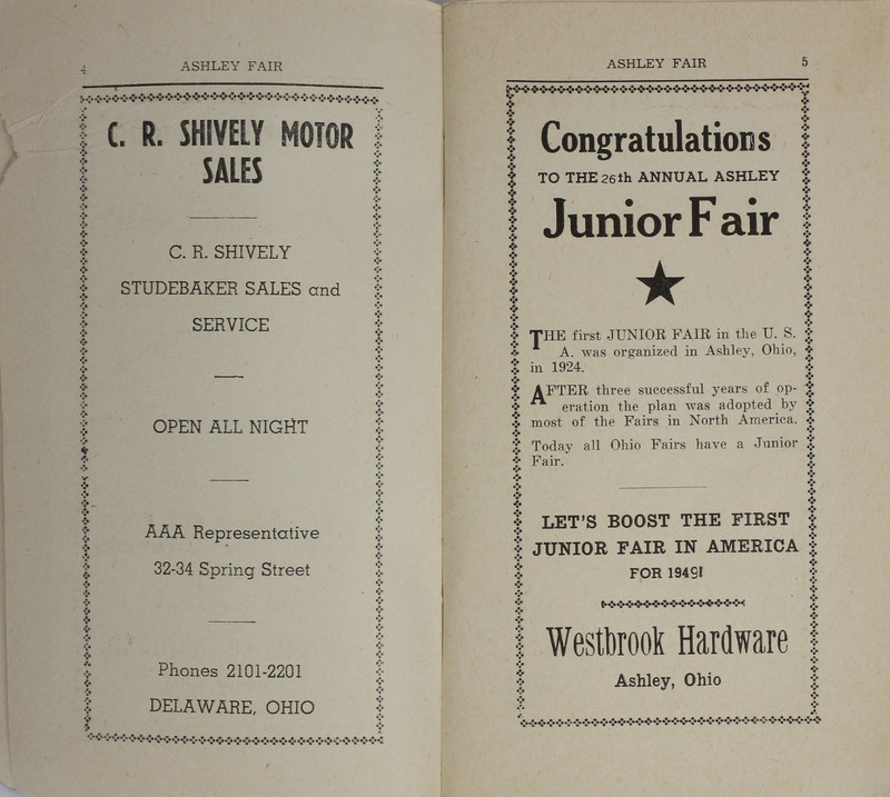 Ashley Fair and Junior Fair Combined (p. 6)