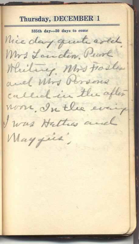 Roberta Hopkins' Diary 1927 (p. 341)