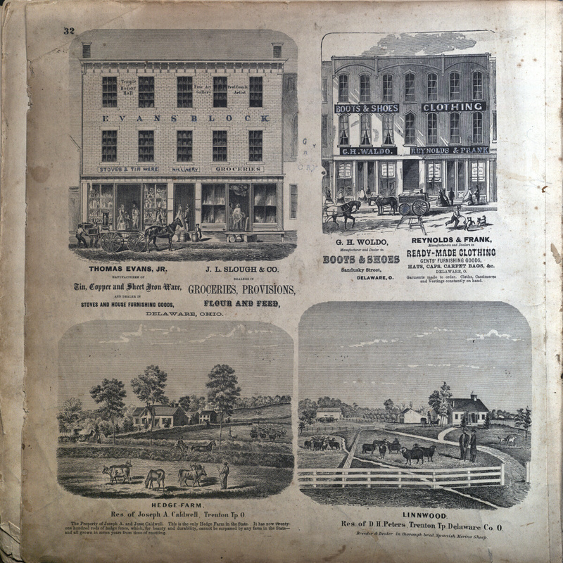 Atlas of Delaware Co., Ohio 1866 (p. 34)