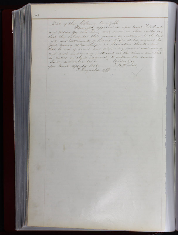 Delaware County Ohio Will Records Vol. 1 1812-1835 (p. 174)