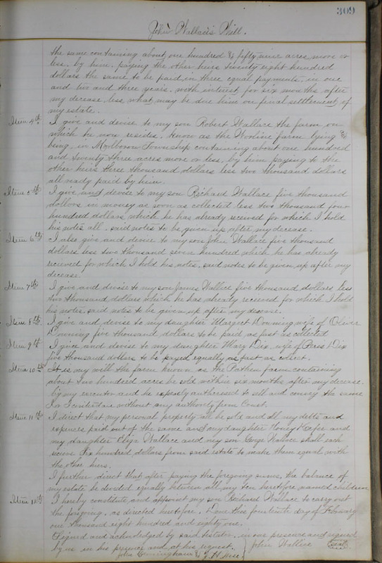 Delaware County Ohio Will Records Vol. 6 1876-1883 (p. 364)