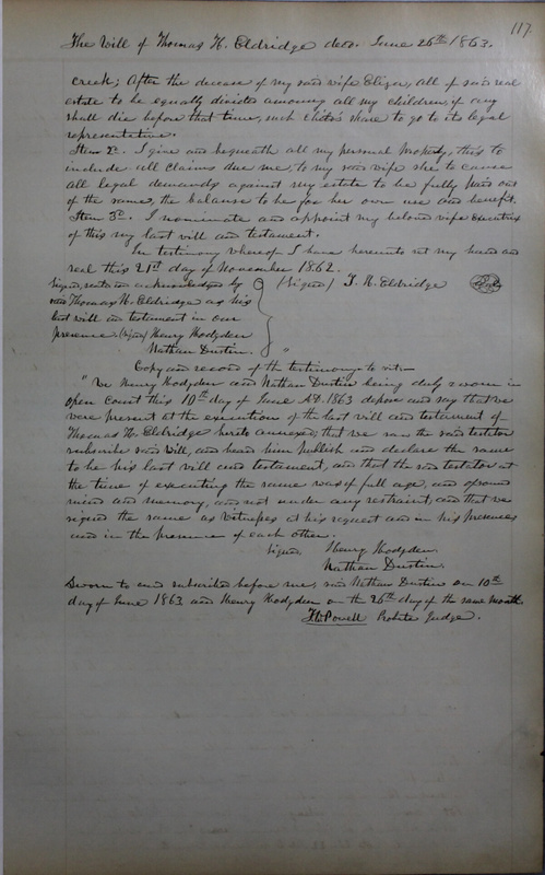 Delaware County Ohio Will Records Vol. 4 1859-1869 (p. 149)