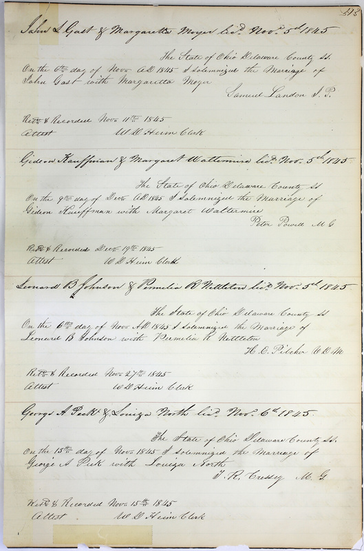 Marriage Records Vol.1 1835-1845 (p. 517)