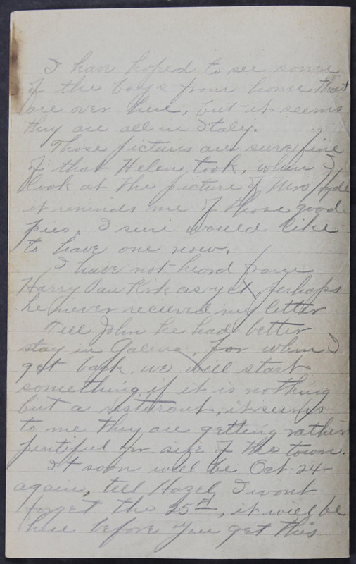 Charlie C. Bricker World War I Letters (p. 66)