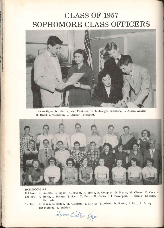 Big Walnut High School Yearbook. 1955: The Flame (p. 42)