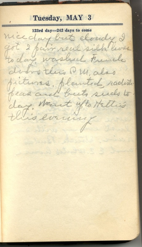 Roberta Hopkins' Diary 1927 (p. 129)