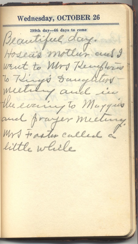 Roberta Hopkins' Diary 1927 (p. 305)