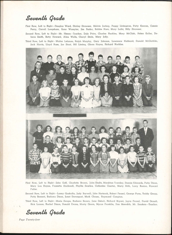 Big Walnut High School Yearbook. 1951: The Flame (29)