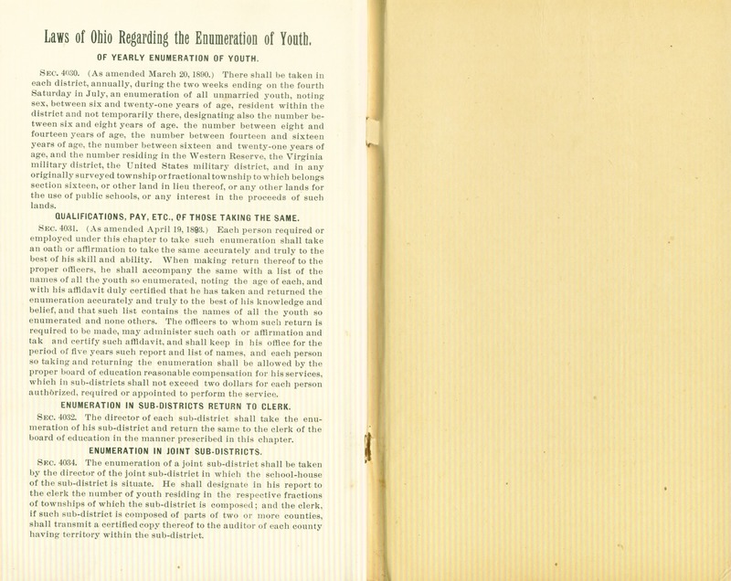 Harlem Township Enumeration of Youth Sub-District 4, July 26th, 1894 (p. 8)