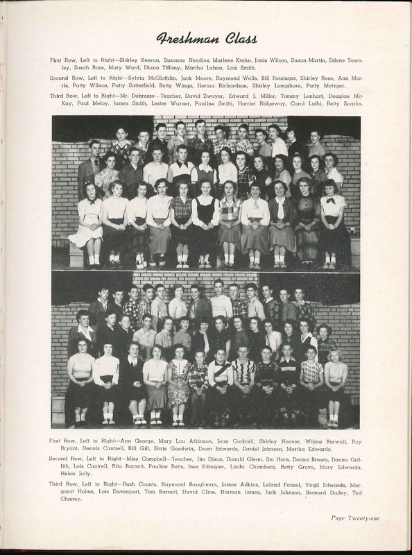 Big Walnut High School Yearbook. 1951: The Flame (26)