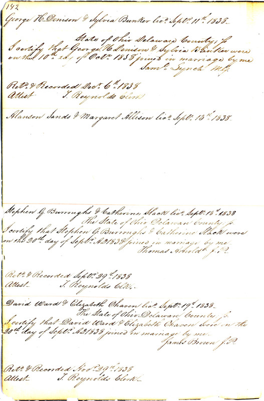 Marriage Records Vol.1 1835-1845 (p. 146)