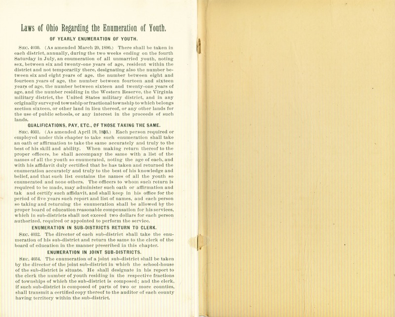 Harlem Township Enumeration of Youth Sub-District 7, July 29, 1895 (p. 7)