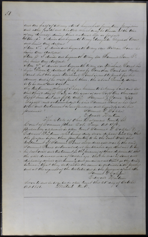 Delaware County Ohio Will Records Vol. 3 1850-1859 (p. 102)