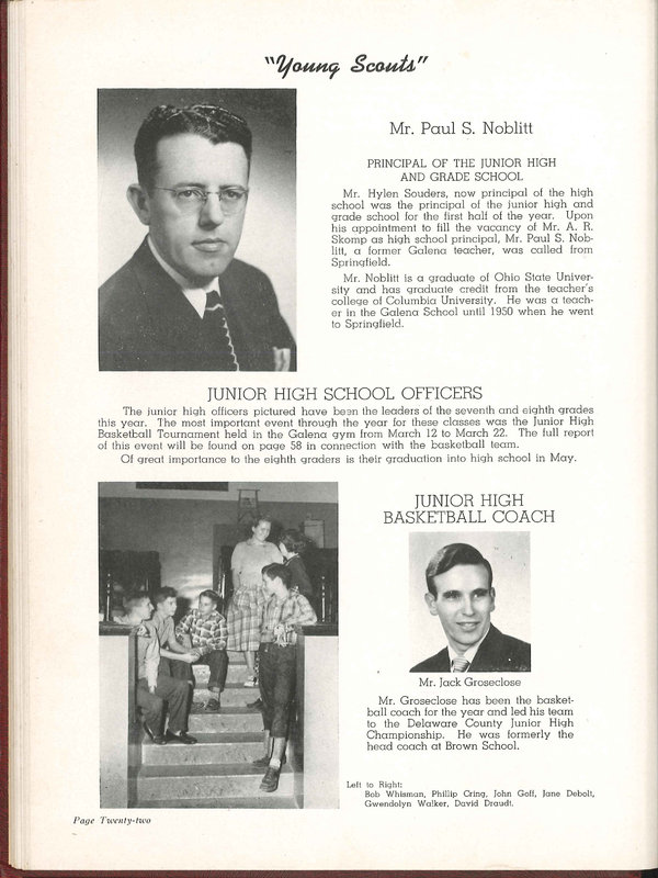 Big Walnut High School Yearbook. 1951: The Flame (27)